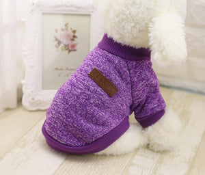 Dog Clothes For Small Dogs Soft Pet Dog Sweater Clothing For Dog Summer Chihuahua Clothes Classic Pet Outfit Ropa Perro 20-22S1