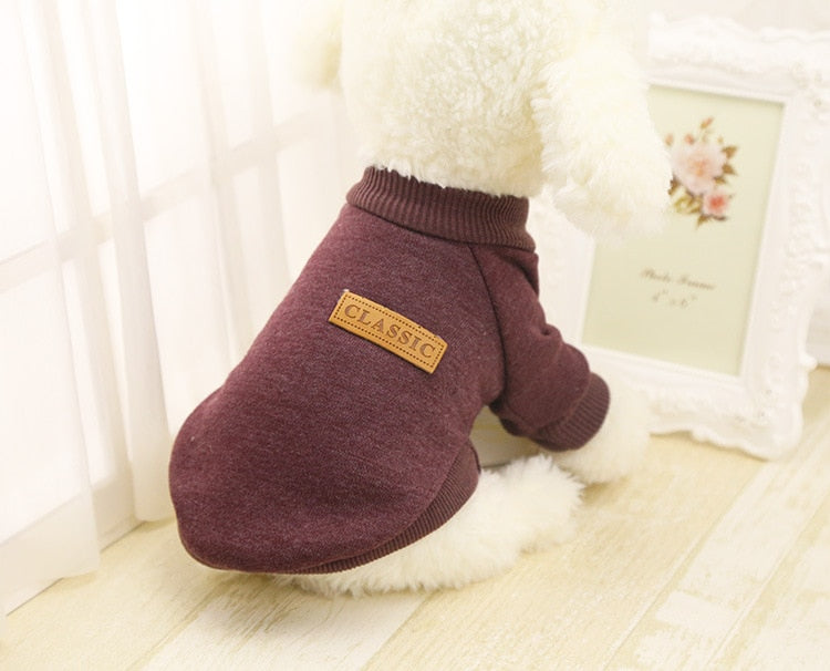 Dog Clothes For Small Dogs Soft Pet Dog Sweater Clothing For Dog Summer Chihuahua Clothes Classic Pet Outfit Ropa Perro 20-22S1