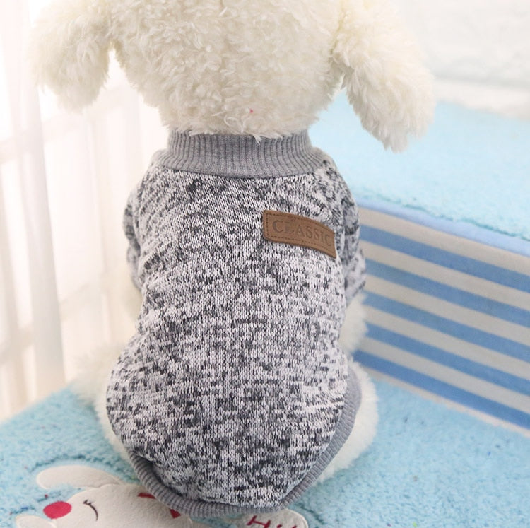 Dog Clothes For Small Dogs Soft Pet Dog Sweater Clothing For Dog Summer Chihuahua Clothes Classic Pet Outfit Ropa Perro 20-22S1