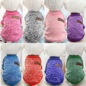 Dog Clothes For Small Dogs Soft Pet Dog Sweater Clothing For Dog Summer Chihuahua Clothes Classic Pet Outfit Ropa Perro 20-22S1