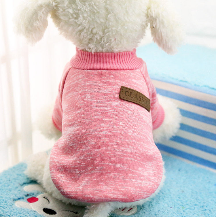 Dog Clothes For Small Dogs Soft Pet Dog Sweater Clothing For Dog Summer Chihuahua Clothes Classic Pet Outfit Ropa Perro 20-22S1