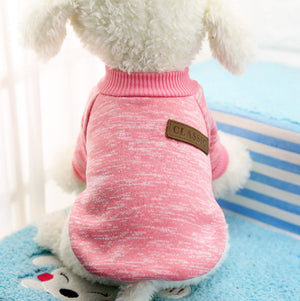 Dog Clothes For Small Dogs Soft Pet Dog Sweater Clothing For Dog Summer Chihuahua Clothes Classic Pet Outfit Ropa Perro 20-22S1