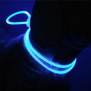 High Quality 1 Pcs Multi-color LED Pet Collar Adjustable Night Safety Pet Collar Luminous Light Up Pet Dog Bright Collar Leash