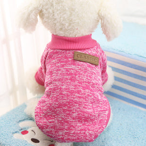 Dog Clothes For Small Dogs Soft Pet Dog Sweater Clothing For Dog Summer Chihuahua Clothes Classic Pet Outfit Ropa Perro 20-22S1