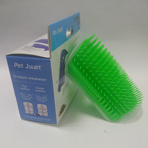 Cat Grooming Tool Hair Removal Brush Comb for Dogs Cats Hair Shedding Trimming Device with catnip Wall Corner Massage Comb 