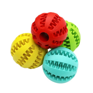 Pet Dog Toys Extra-tough Rubber Ball Toy Funny Interactive Elasticity Ball Dog Chew Toys For Dog Tooth Clean Ball Of Food 30S1